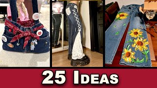 25 Genius DIY Denim Sewing Ideas – Transform Old Jeans into Creative  Fashion Projects