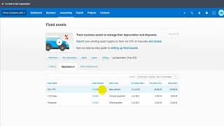 Asset Disposals on Xero