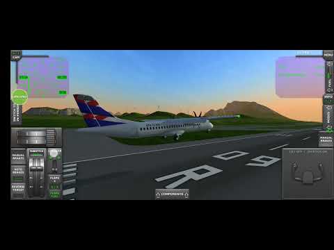 ATR 72 DA LATAM FAZ UM POUSO MANTEIGA EM SHORE AIRPORT NO TFS