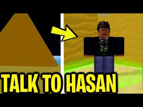 how to talk with Hasan and get swordsman hat