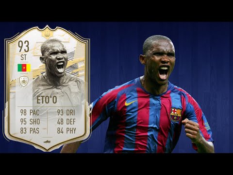 FIFA 21 | SAMUEL ETO'O 93 PRIME ICON MOMENT | PLAYER REVIEW