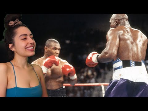 BOXING NOOB REACTS TO Mike Tyson (USA) vs Evander Holyfield (USA) | KNOCKOUT, BOXING fight, HD