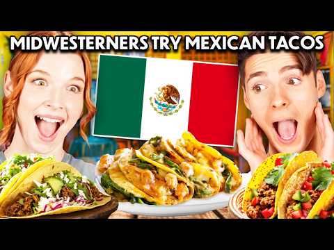 Trying Real Mexican Tacos For The First Time!
