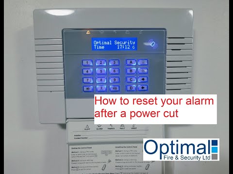 How to reset your Pyronix Enforcer alarm after a power cut