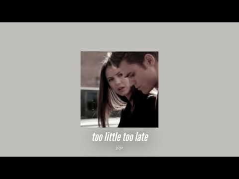 ( slowed down ) too little too late