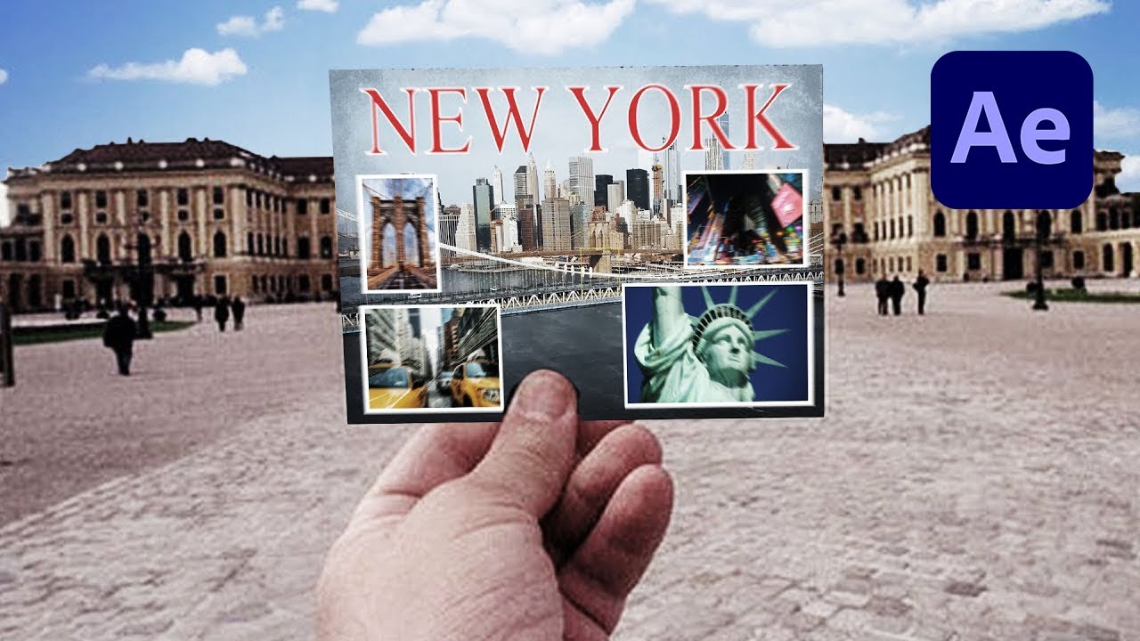 How To Create a Travel Video Postcard Transition in After Effects