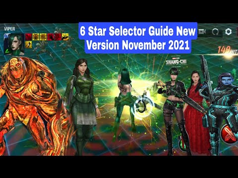 6 Star Selector Guide New Version November 2021 - Marvel Future Fight