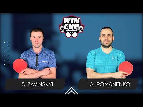 21:45 Serhii Zavinskyi - Andrii Romanenko West 4 WIN CUP 27.08.2024 | Table Tennis WINCUP