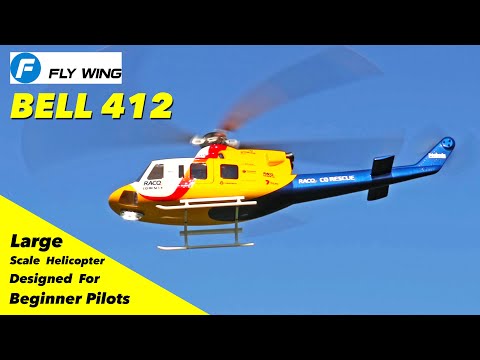 Fly Wing Bell 412 - Large Beautiful Scale Heli for Beginner Pilots