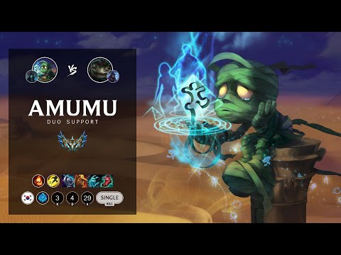 Amumu Support vs Tahm Kench - KR Challenger Patch 12.14