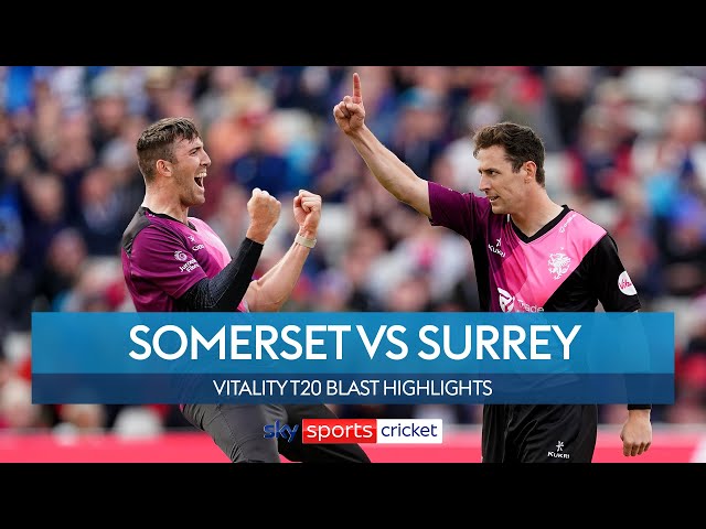 Somerset WIN by 24 runs! 💥 | Somerset vs Surrey | Vitality T20 Highlights Somerset WIN by 24 runs! 💥 | Somerset vs Surrey | Vitality T20 Highlights