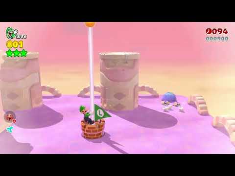 Super Mario 3D World (Switch) 3-4 Itemless Speedrun - Time: 6 (TWR)