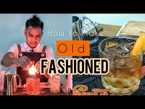 How to make Old Fashioned / Classic Cocktail / Pinoy Bartender /