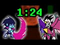 Spamton Neo Snowgrave Fight Speedrun 1 24 No Spam Glitch