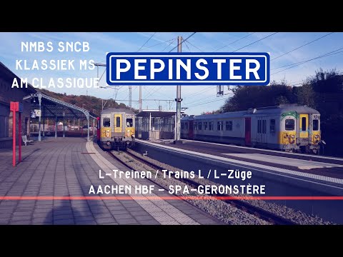 NMBS SNCB/MS AM 66 KLASSIEK CLASSIQUE/ Pepinster (L Aachen Hbf - Spa-Geronstère)
