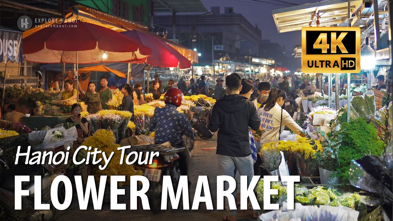 Embark on a captivating video tour of the enchanting Quang Ba Flower Market.