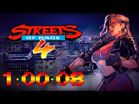 Streets of Rage 4. V5. Blaze. Mania. Speedrun (1:00:08) (old time)