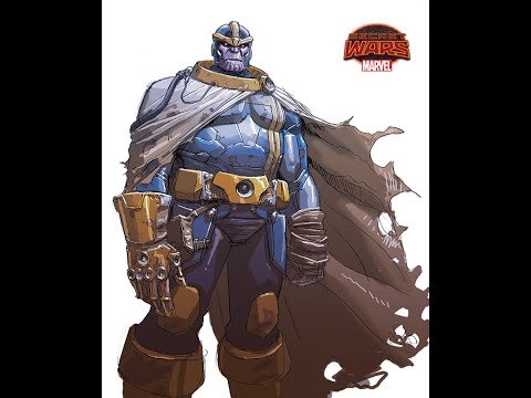 Marvel Future Fight - Thanos Secret Wars uniform so CRAZY