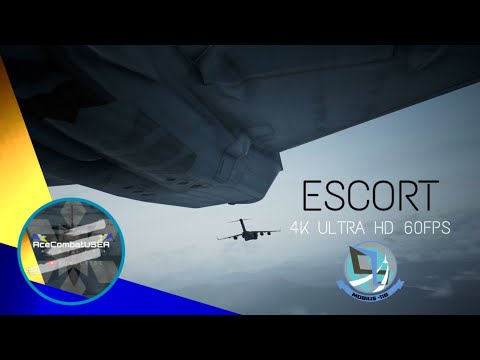 Ace Combat 7 - Escort [4K Ultra HD 60FPS]