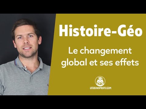 Le changement global et ses effets