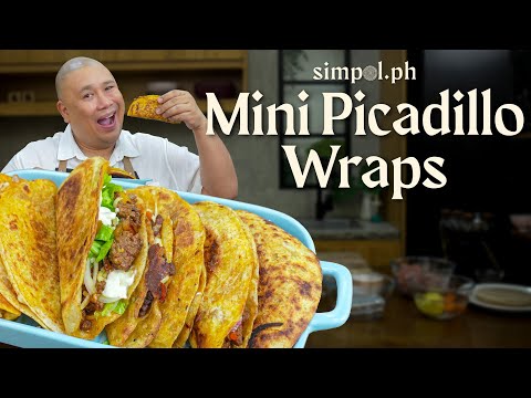 Mini Picadillo Wraps Recipe | Easy Filipino Party Food & Snack Idea by Chef Tatung