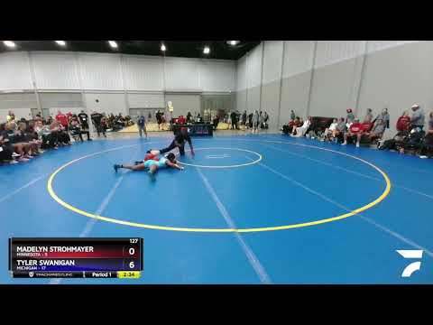 127 Lbs Round 1 (4 Team) - Madelyn Strohmayer, Minnesota Vs Tyler Swanigan, Michigan F252