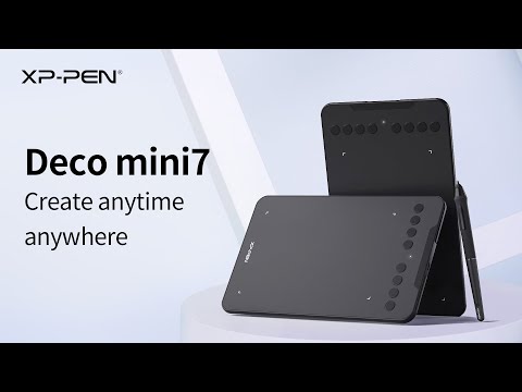 XP Pen DECO Mini7 V2 Graphic tablet Black