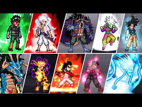 Jump Force Mugen - All New Characters Transformations! (1080HD 60fps) - Form Mugen