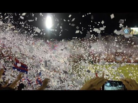 "RECIBIMIENTO ESPECTACULAR - Cerro Porteño vs Atlético Nacional" Barra: La Plaza y Comando • Club: Cerro Porteño