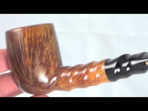 Radice Clear 0 Spiral Shank Billiard Style Smoking Pipe From PIPELIST.COM
