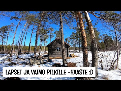 PILKKIRETKI HAILUODON SUNIJÄRVELLE - POJAT JA VAIMO MUKANA