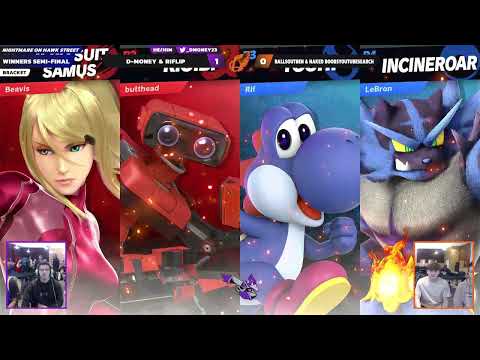 D-Money & Riflip vs Baskin & BallsoutBen - Nightmare on Hawk Street Doubles Winners Semis