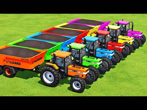 HARVESTING, LOAD & TRANSPORT POPPY WITH CASE TRACTORS - Farming Simulator 22
