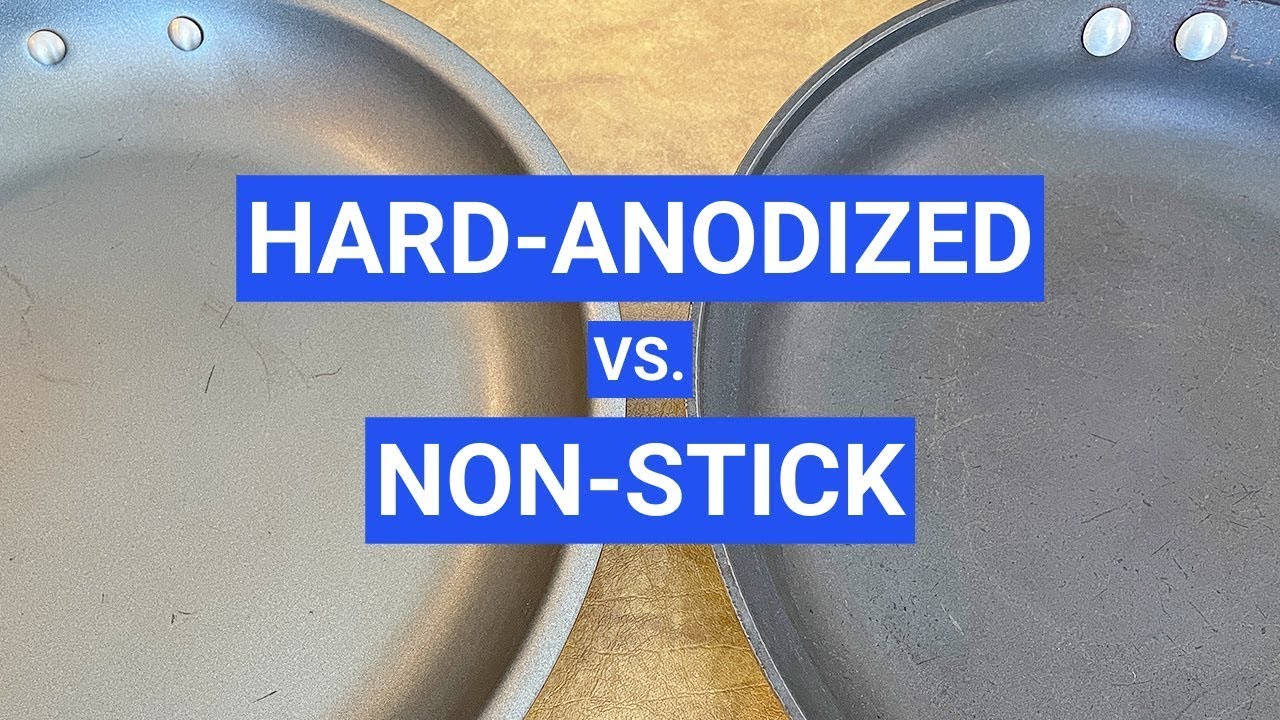 Watch video Hard-Anodized vs. Non-Stick Cookware: The Real Difference Now Hard-Anodized vs. Non-Stick Cookware: The Real Difference