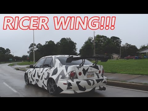 Lexus Gets a Wing and Wrap: IS300 Budget Build