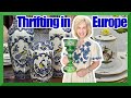 Thrifting A Consignment Shop In Germany DEALS On China Crystal Antiques And More