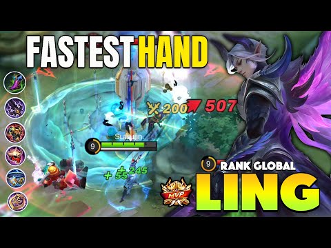 LING BEST BUILD AND GAMEPLAY 2022 ~ LING TOP GLOBAL 2022 ~ LING MOBILE LEGENDS