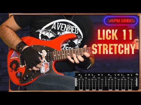 Guitar Lick 11 - Stretchy | With Tabs