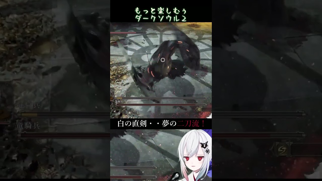 【ダクソ2】白の直剣 二刀流は・・テンション上げきれない！｜もっと楽しむぅダークソウル2vtuber/DARKSOULS2/Chariottrane