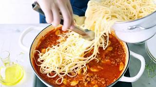 Easy Mushroom Spaghetti Bolognese Recipe