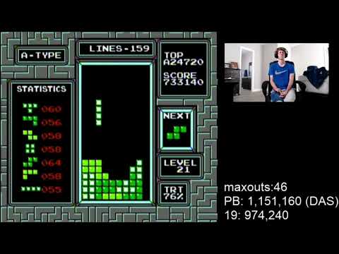 NES Tetris: 1,196,260 PB