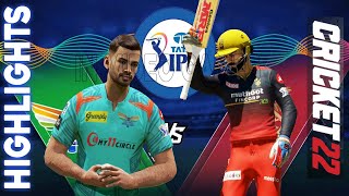 Play Off - 𝗹𝘀𝗴 𝘃𝘀 𝗿𝗰𝗯 - Lucknow Super giants vs Royal Challengers Bangalore Match Highlights IPL 15