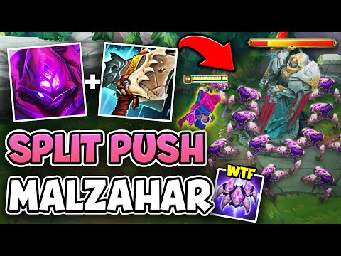Malzahar but I build hullbreaker and split push with a voidling army (THEY CAN'T STOP ME)