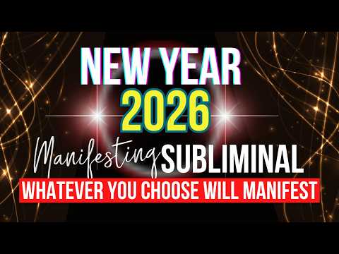 New Year 2026 Subliminal | The Most Powerful New Year Subliminal to Manifest ANYTHING #newyear