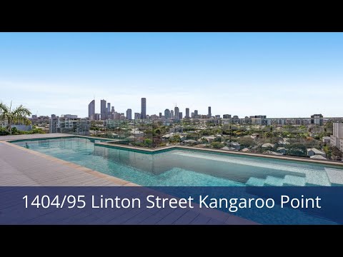 1404/95 Linton Street, Kangaroo Point, QLD 4169, 2房, 1浴, House