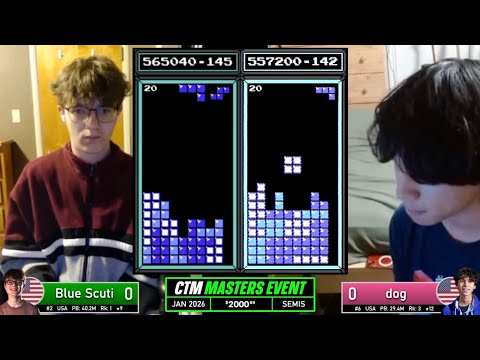 ANOTHER MASTERCLASS!! Blue Scuti, Dog | SEMIS | January 2026 | Classic Tetris Monthly