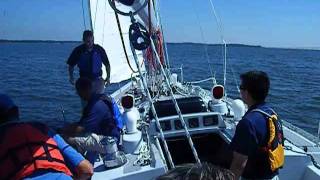 preview picture of video 'Test sail of the last Navy 44 MkII - U.S. Naval Academy'