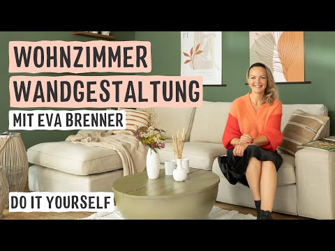 Wohnzimmer streichen: Eva Brenner zeigt euch ihre neue Wandgestaltungsidee | WAGNER W 590 FLEXiO