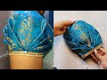 beautiful sleeves design cutting and stitching.origami sleeve design.Baju ki design.हिंदी में