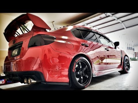 2017 WRX Rays Gram Lights 57CR Install